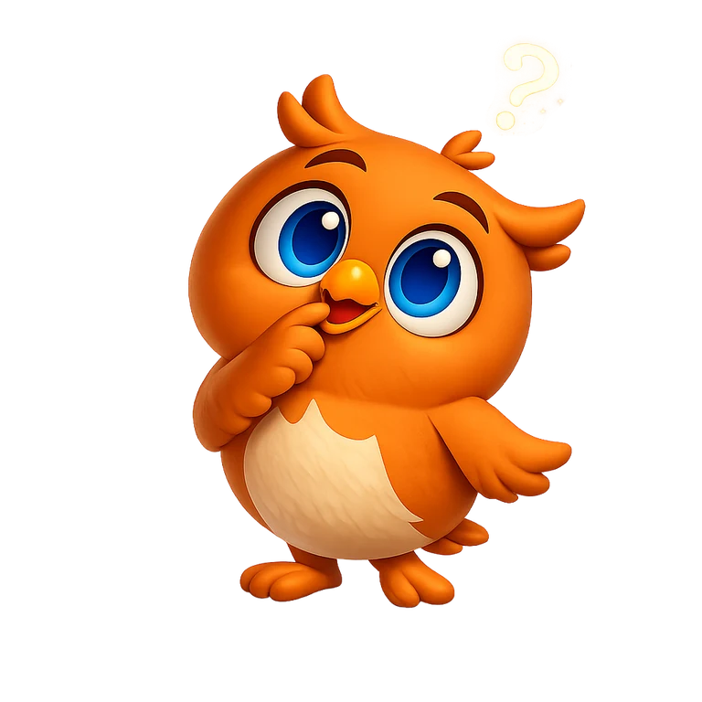 Luny, the owl mascot of Luny Tales