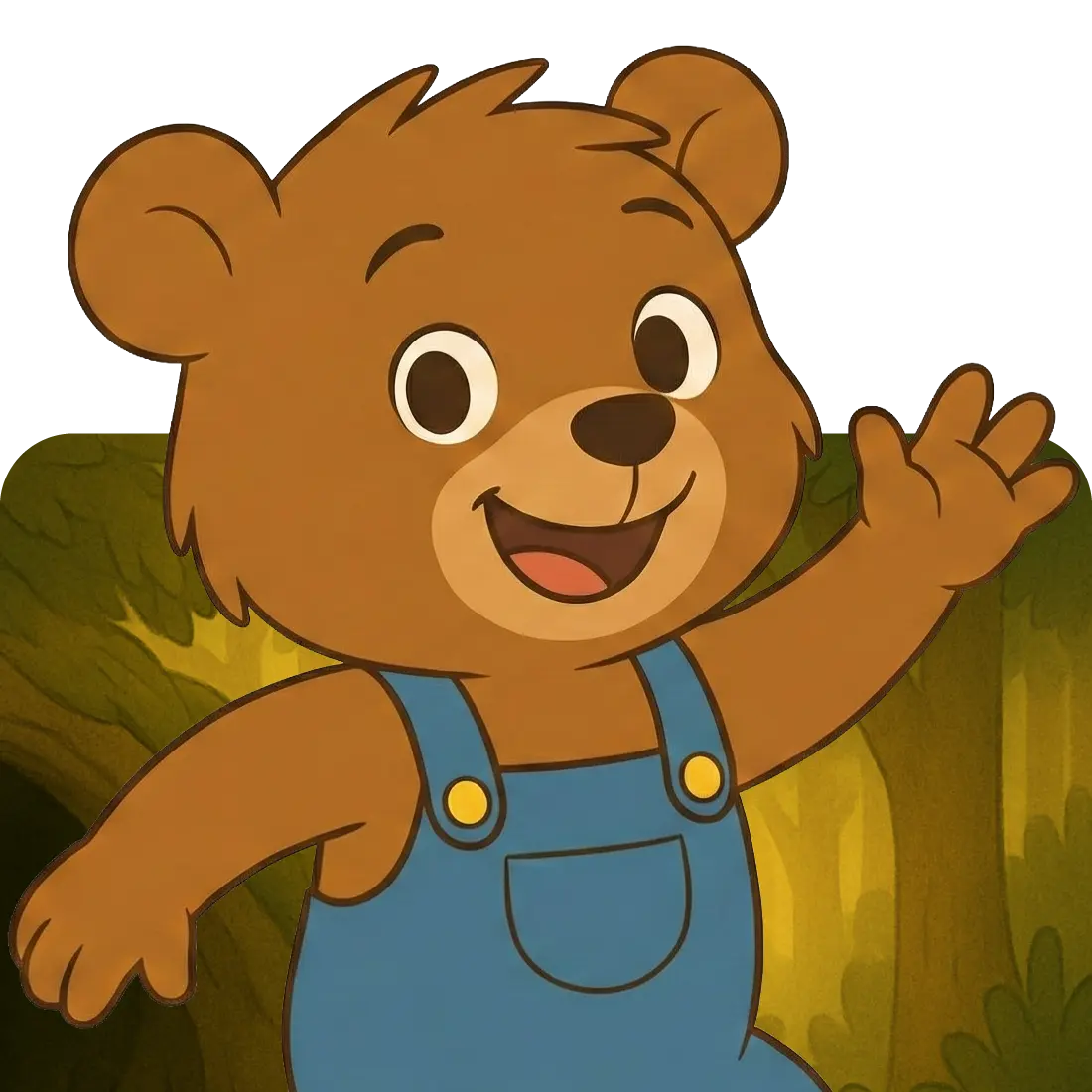 Portada del cuento: ¿Quién vive en la cueva?